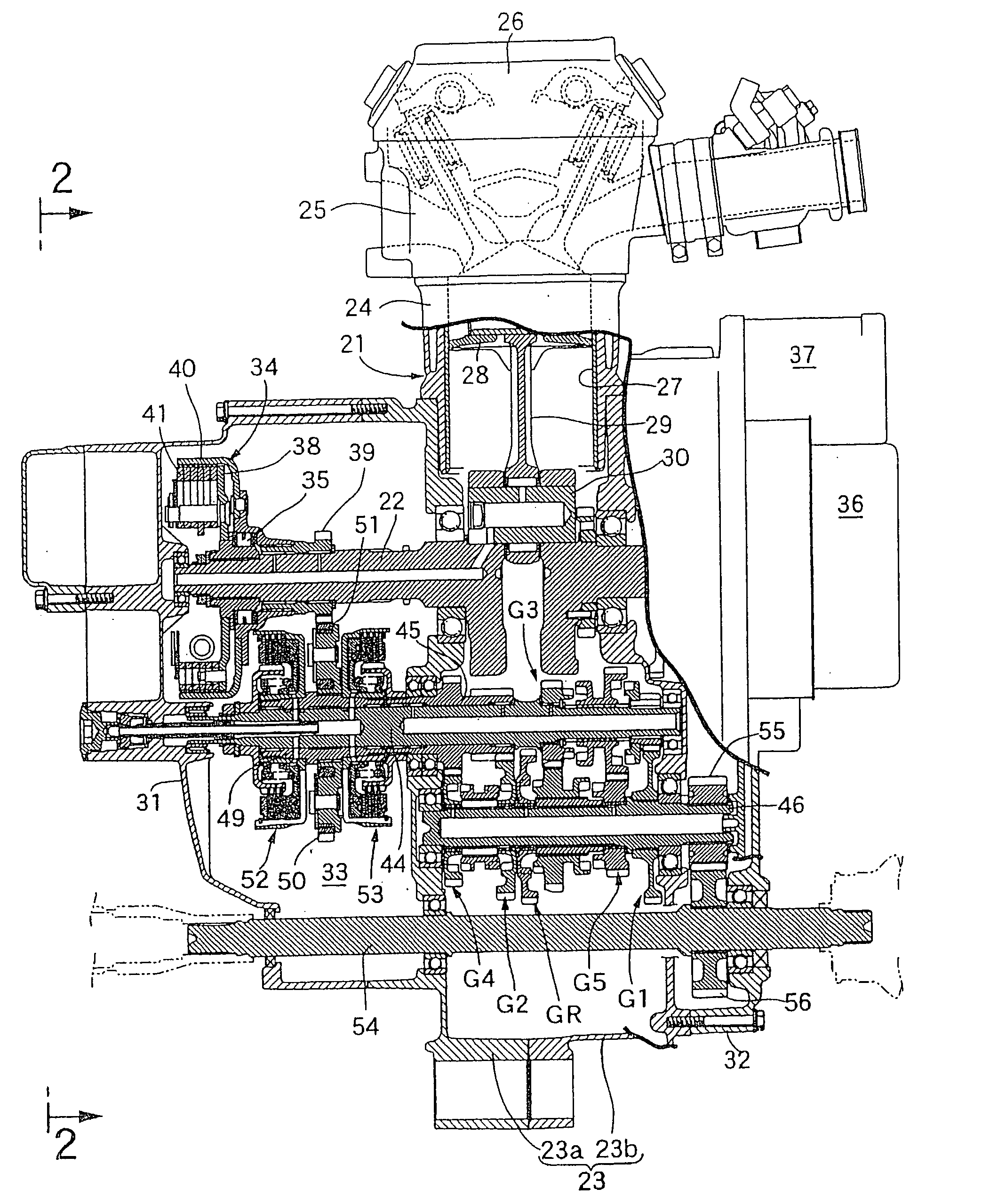 Transmission for vehicle