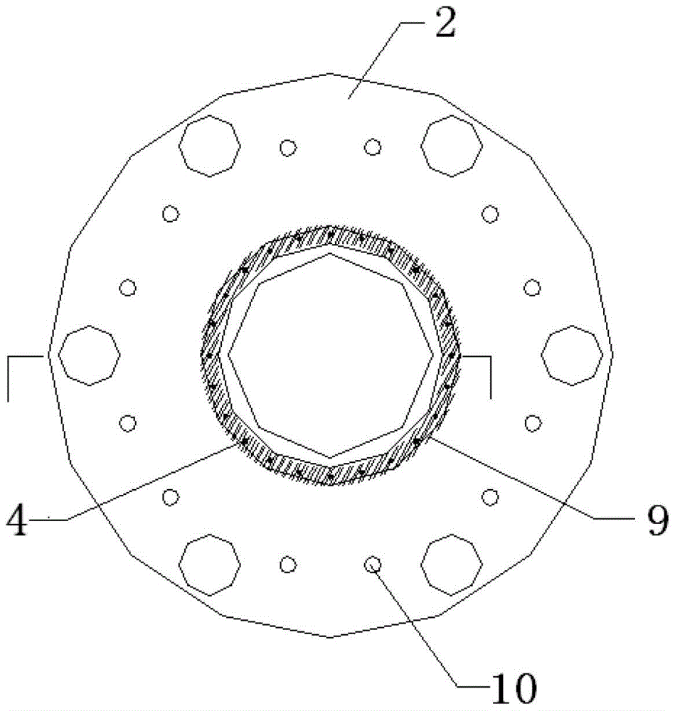 An offshore foundation support structure and its construction method