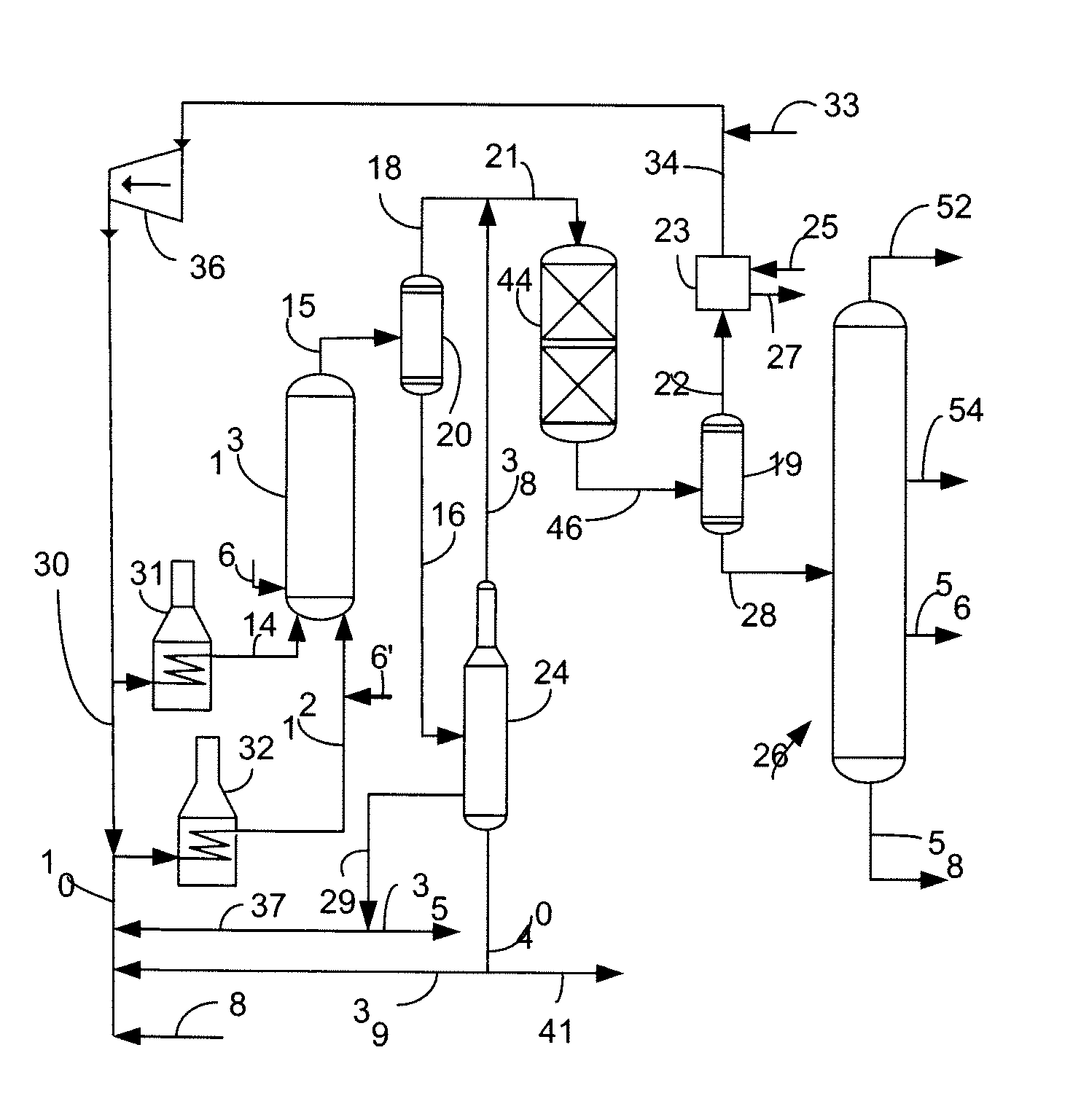 Process for Using Hydrated Iron Oxide and Alumina Catalyst for Slurry Hydrocracking