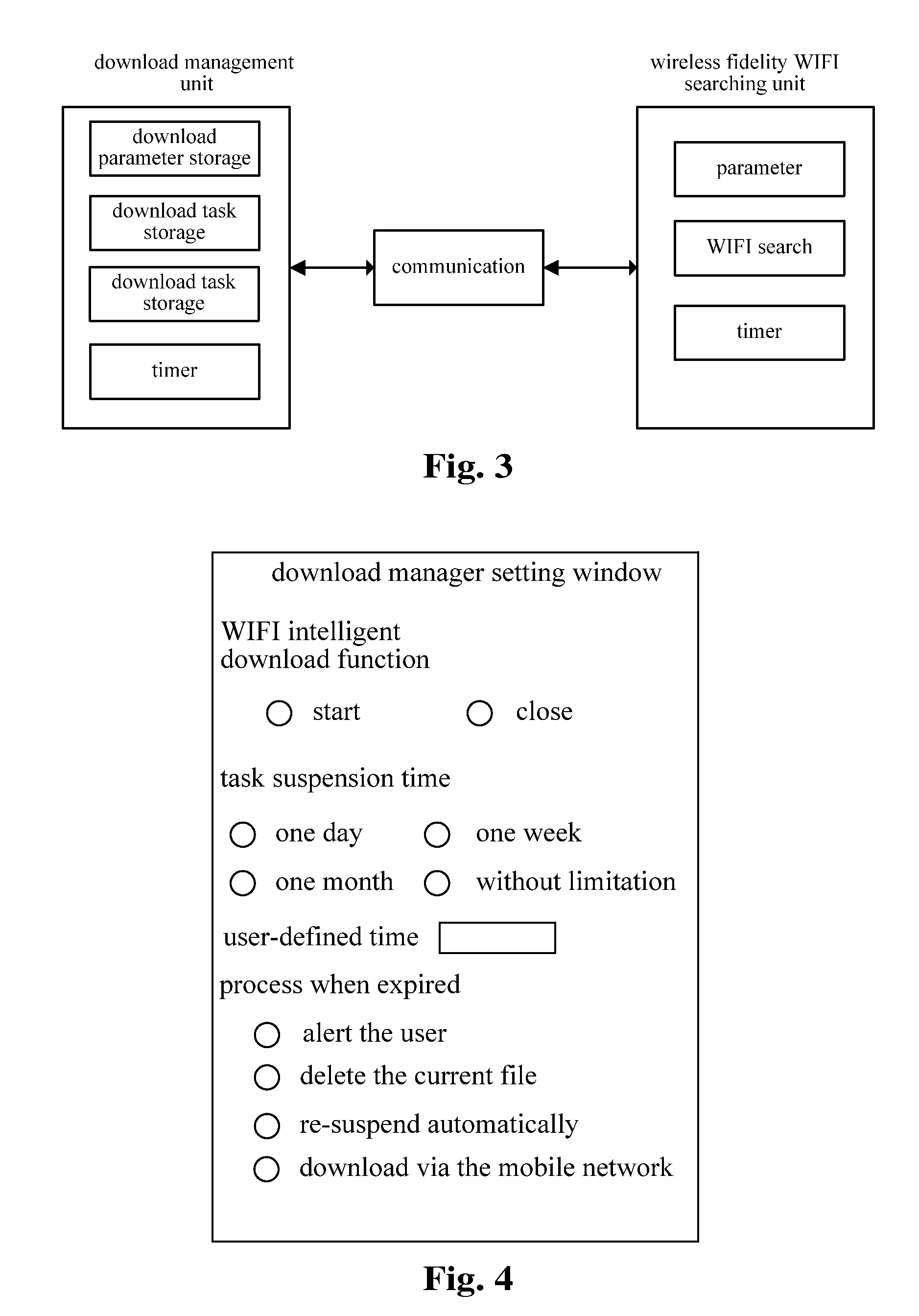 Method and Apparatus for Downloading a File Based on WIFI