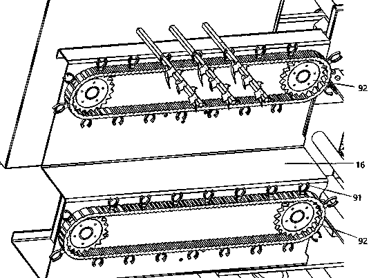 Branch bundling machine for Christmas tree branches