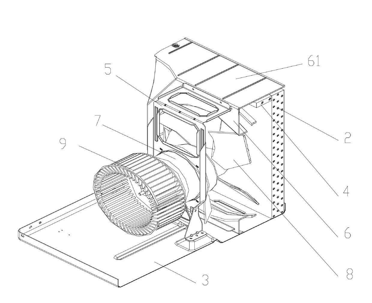 Condensing system for window-type air conditioners