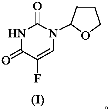 Preparation method of tegafur