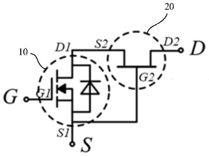 Packaging structure and packaging method of cascaded GaN-based power device