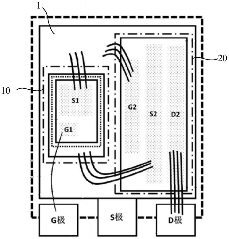 Packaging structure and packaging method of cascaded GaN-based power device