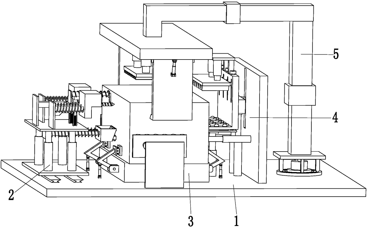 Municipal road concrete block treatment device