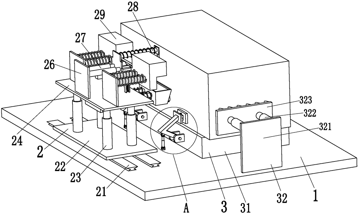 Municipal road concrete block treatment device