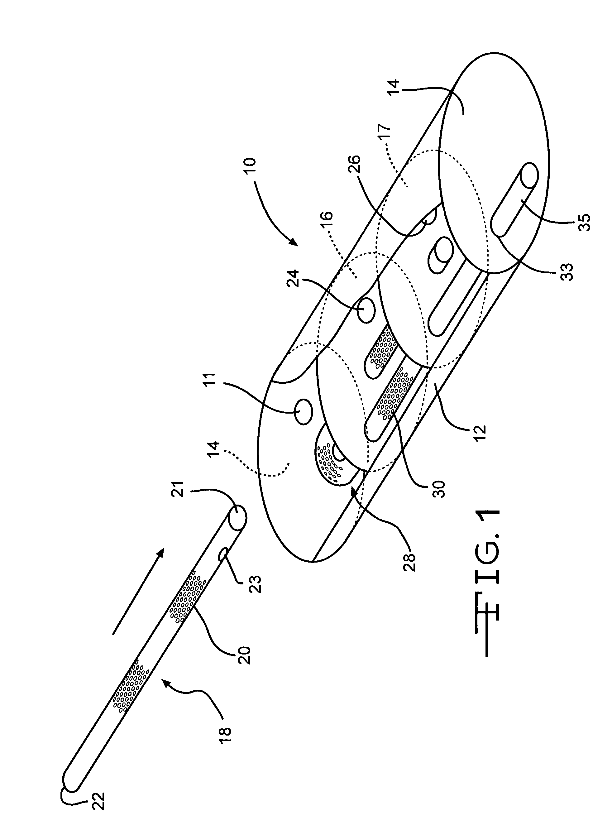 Method for filling a muffler cavity