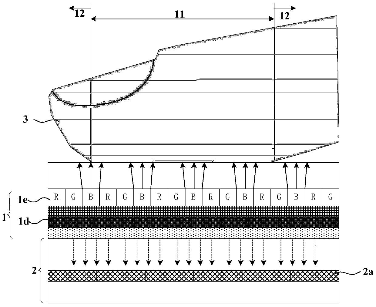 Display and input device