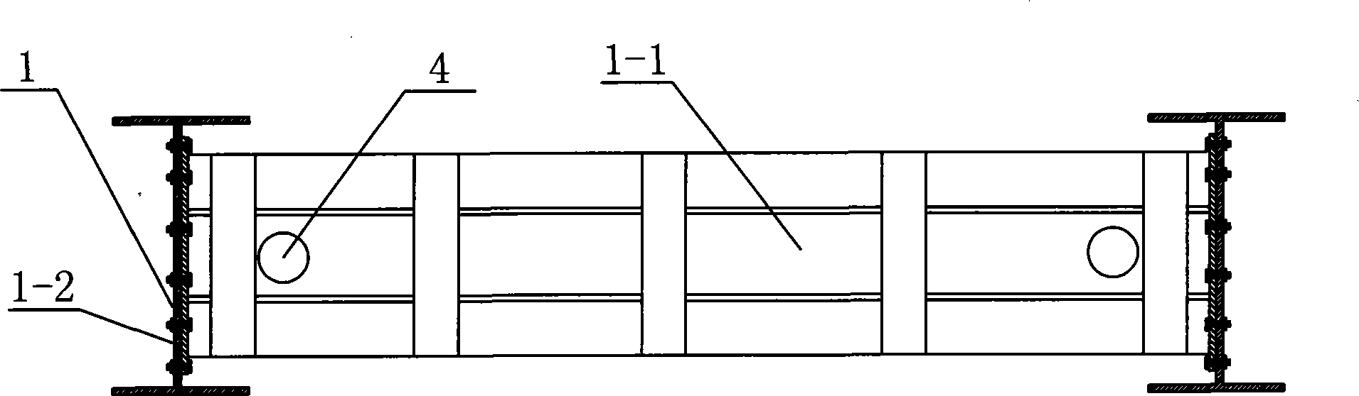 Anti-fire test device of restrained column