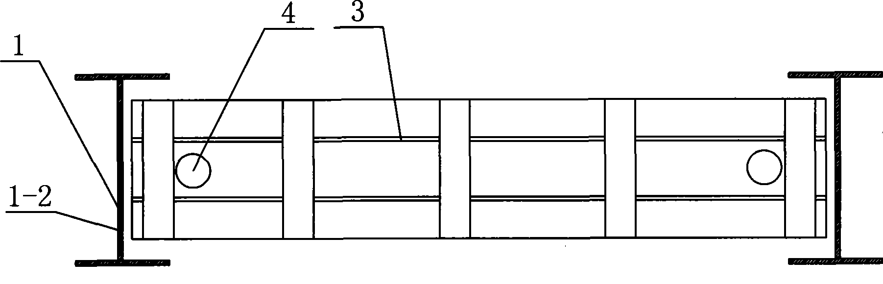 Anti-fire test device of restrained column