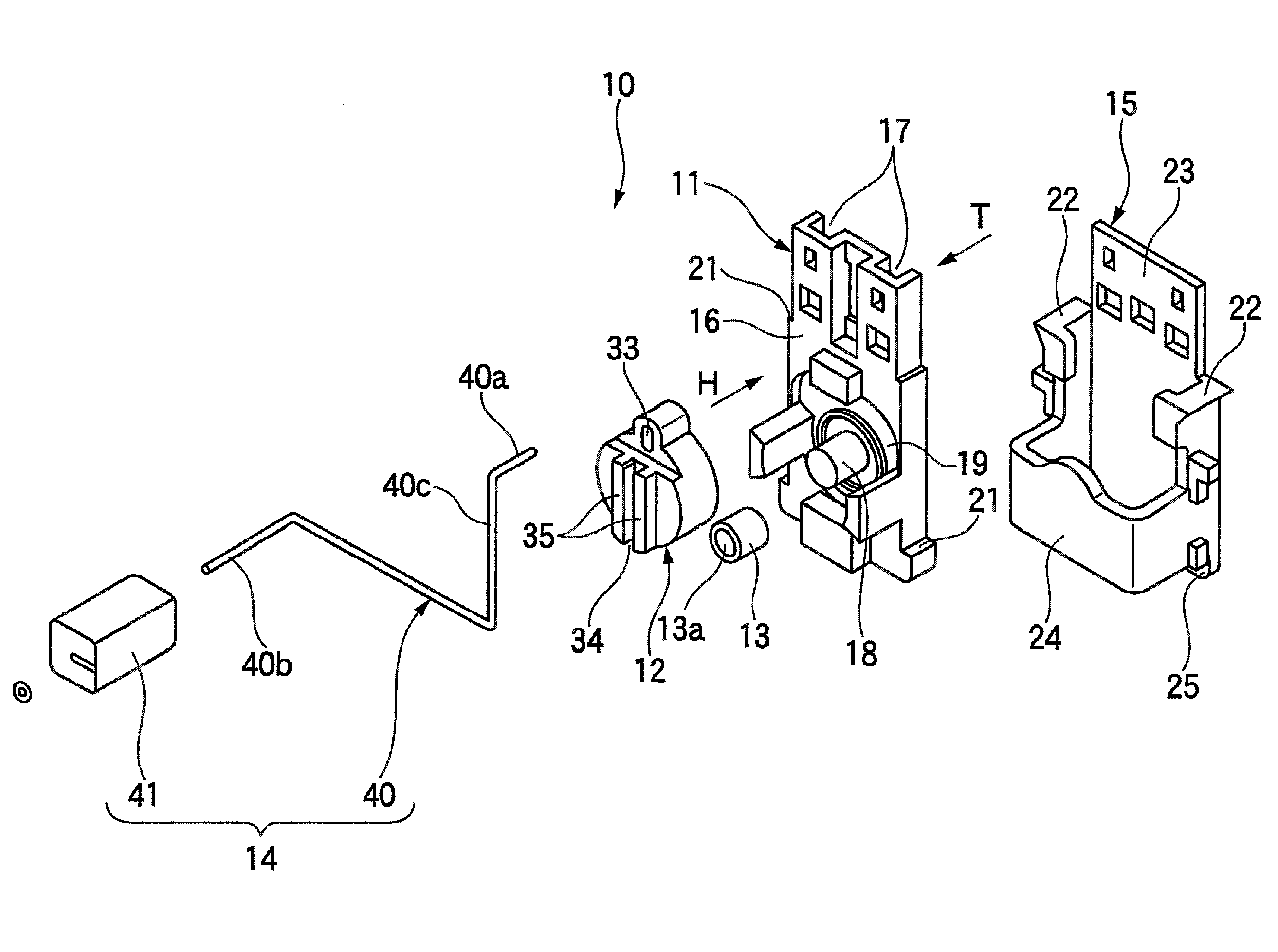 Contactless liquid level sensor