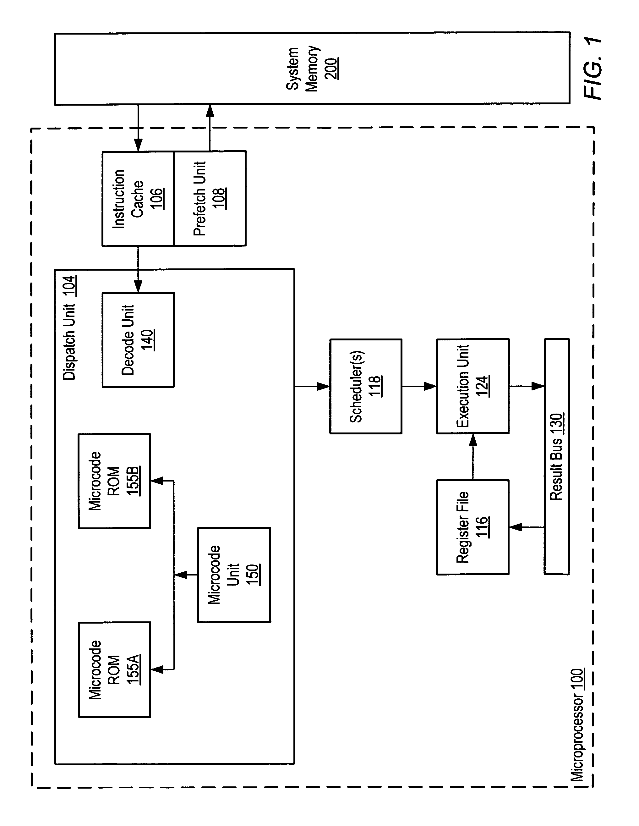 Integrated circuit with multiple microcode ROMs