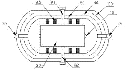 Injection molding process for multi-air-channel auxiliary plastic mold