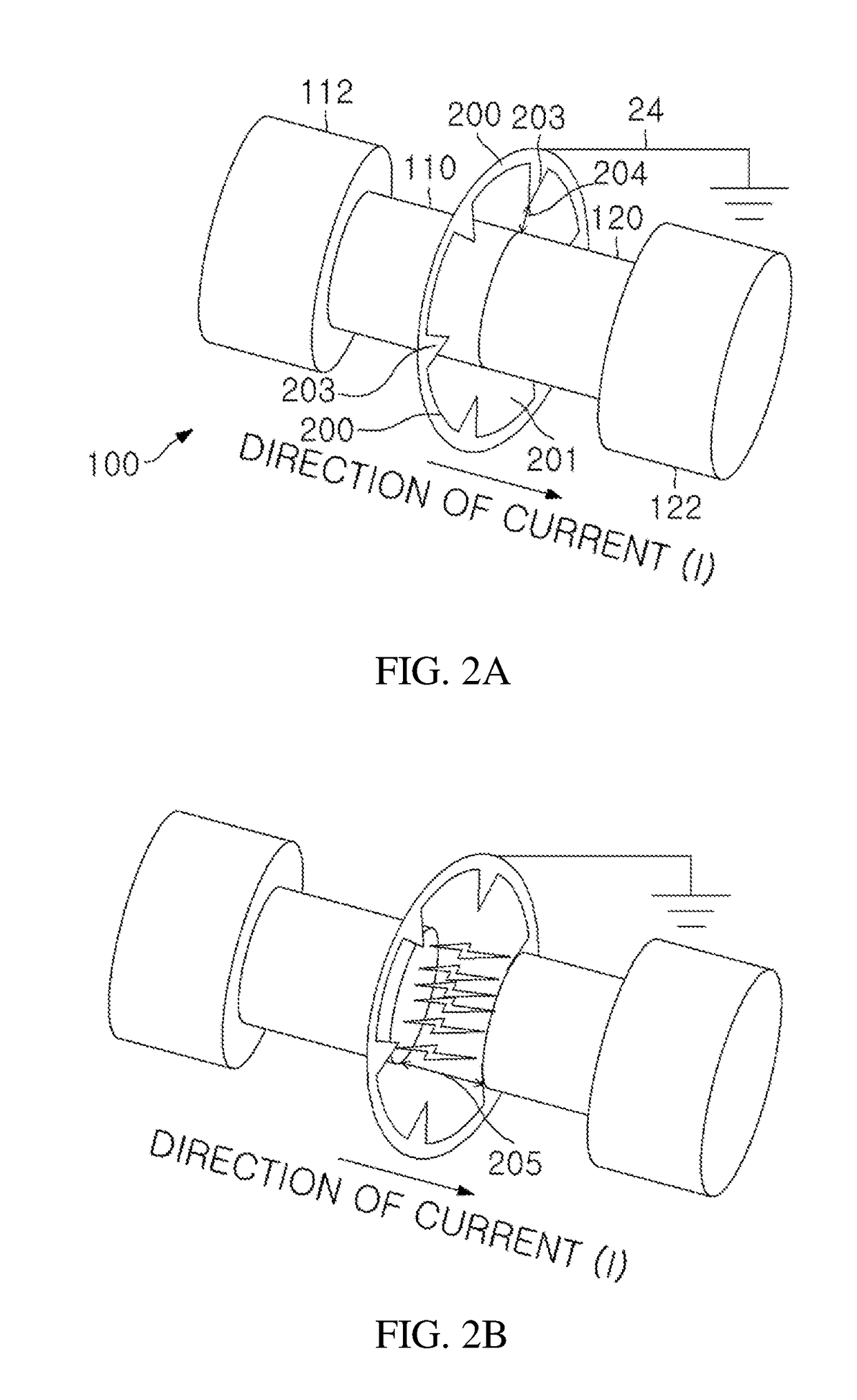 Superconducting DC circuit breaker using arcing induction