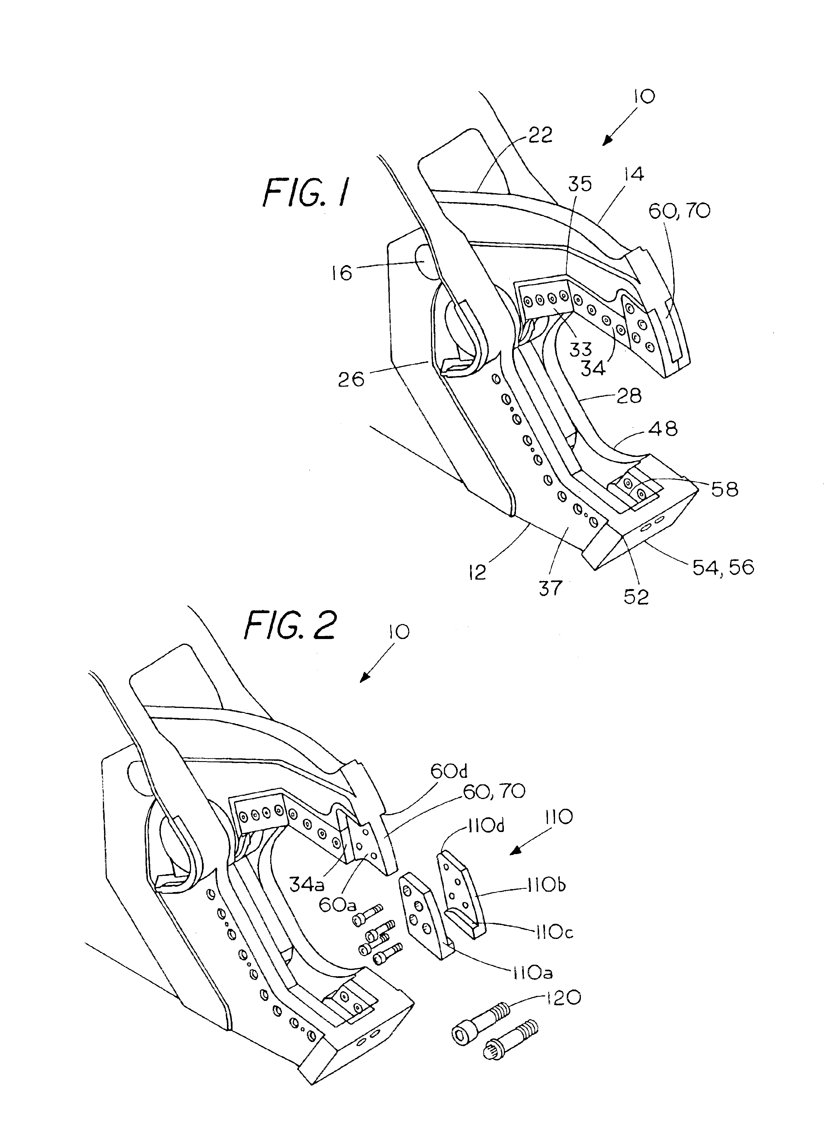 Replaceable demolition shear piercing tip