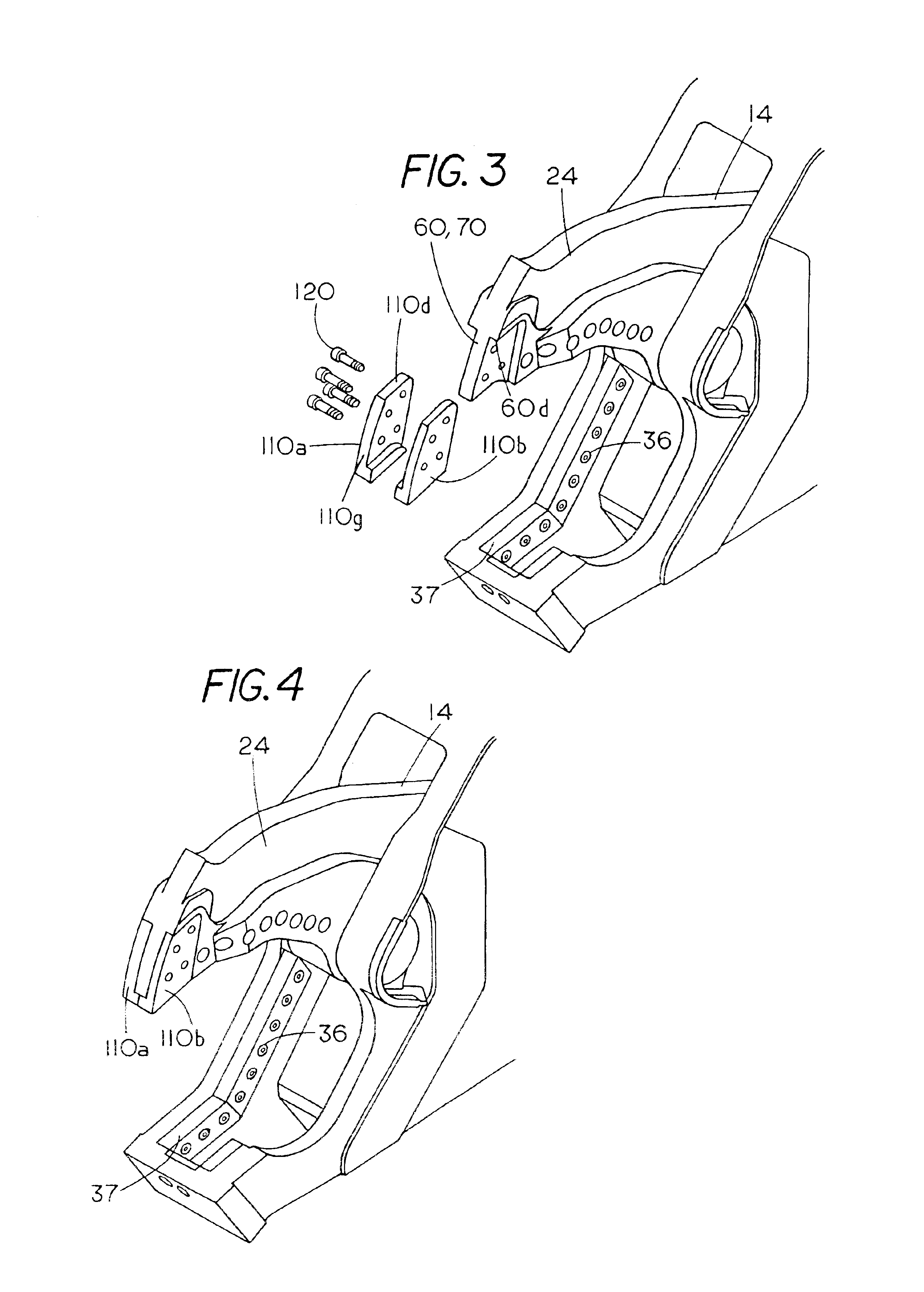 Replaceable demolition shear piercing tip