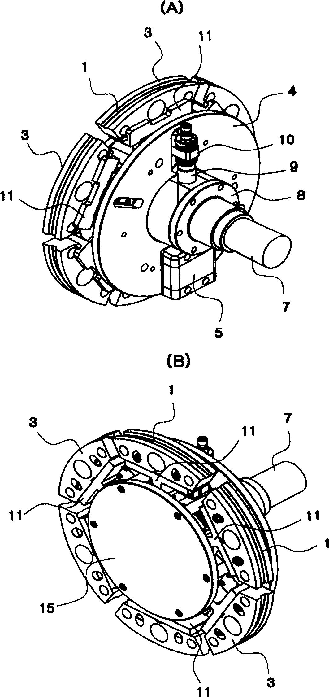 Separator for hexagon bare tyre ring of tyre ring