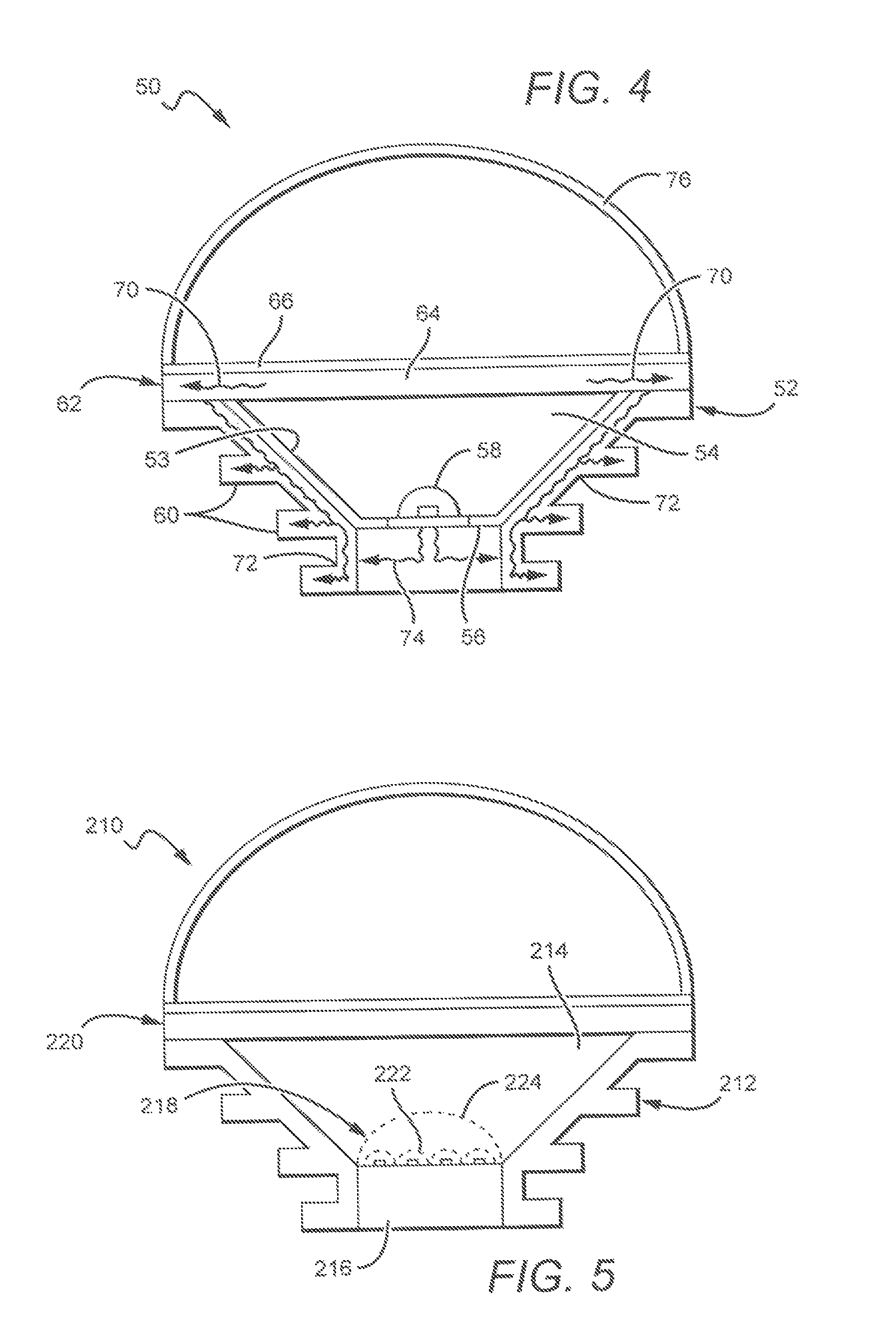 LED lamp with active cooling element