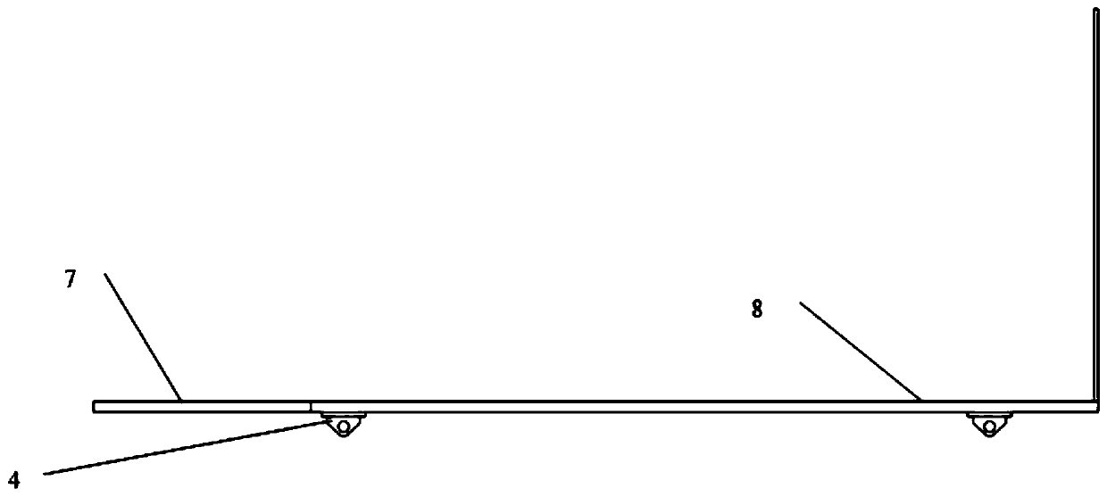 Simulation device and simulation method for avoidance distance of building adjacent to strong earthquake ground surface crack zone