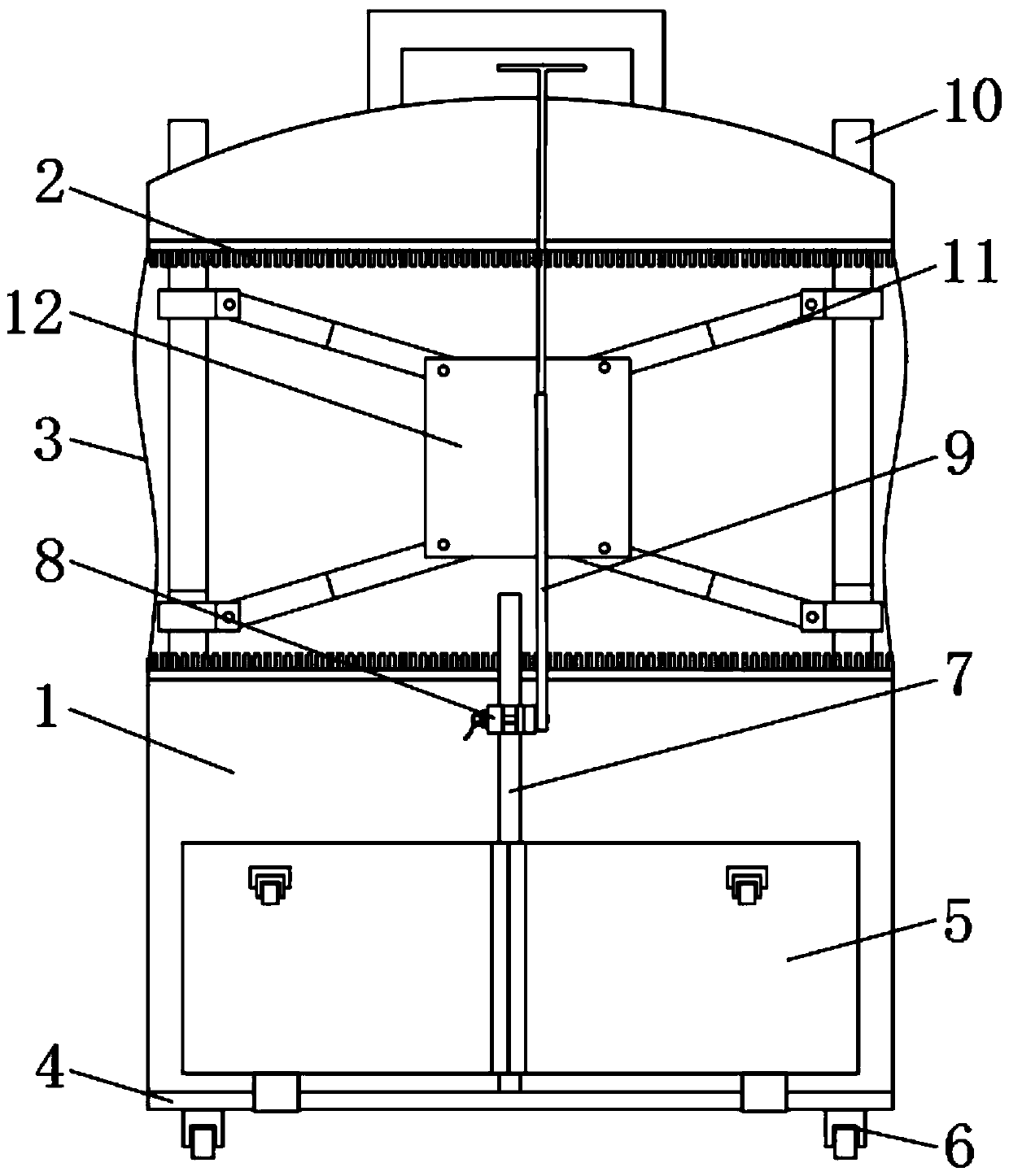 Folding-type storage luggage