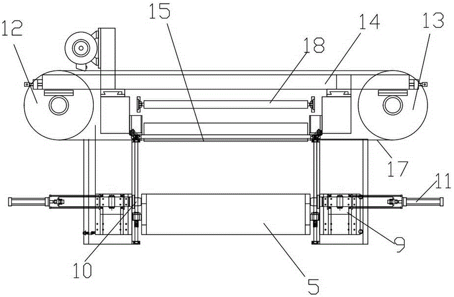 Rubber stripping and cutting machine