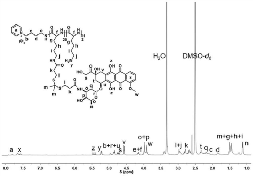 Charge reversal type supramolecular polypeptide prodrug nanoparticles as well as preparation method and application thereof