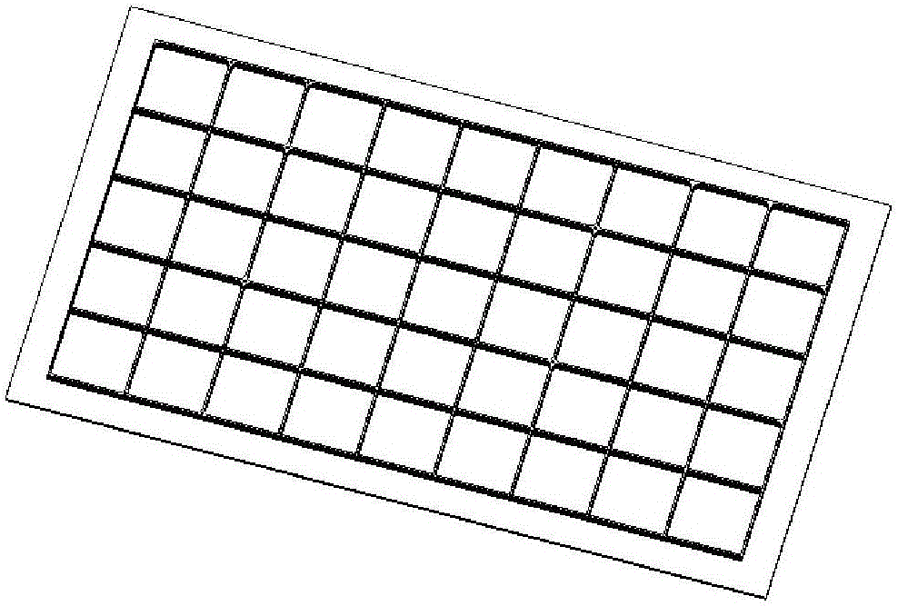 Lightweight wall plate laser-inducing flexible forming system and method