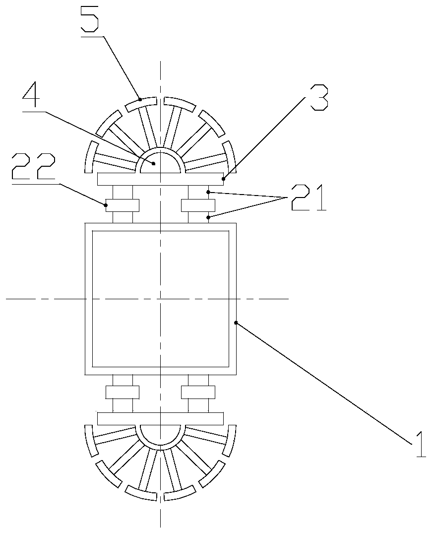 Adjustable winding die for long circular coil of distribution transformer