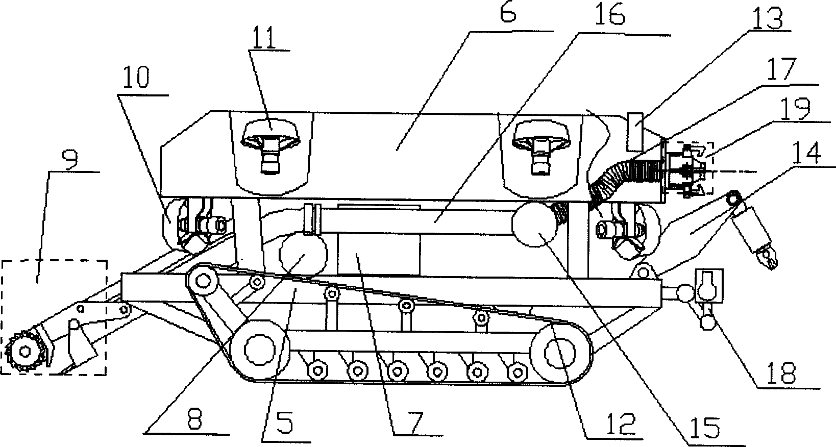 Dispersed deep-sea partial trial-mining system