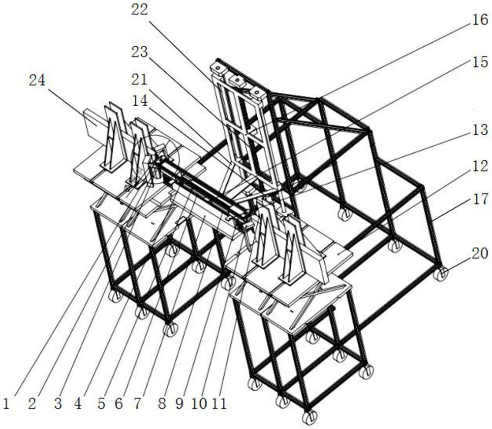 Profile precision electromagnetic welding test device and process based on machine vision