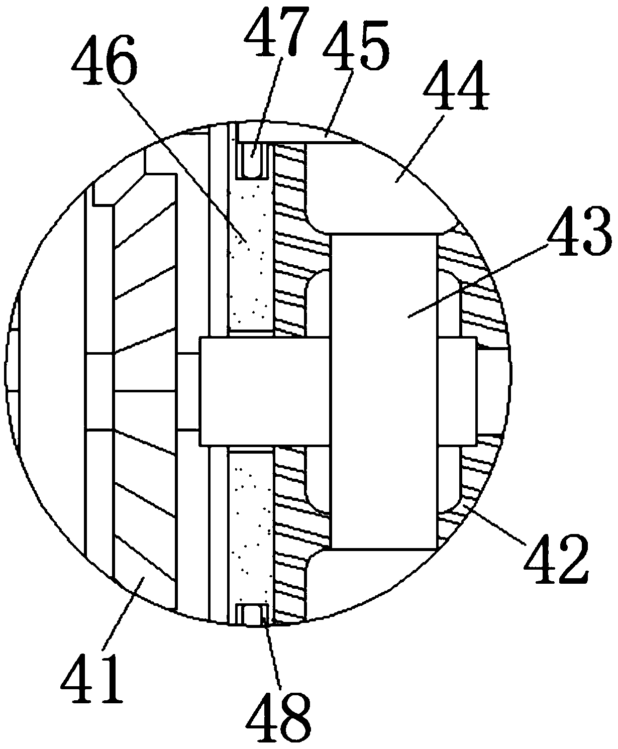 Cleaning device of cobblestones for bathing place