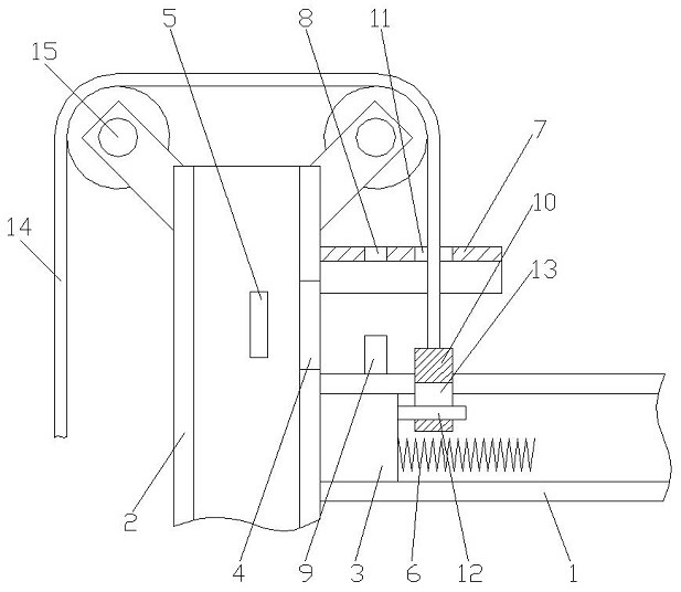 Building steel structure convenient to assemble