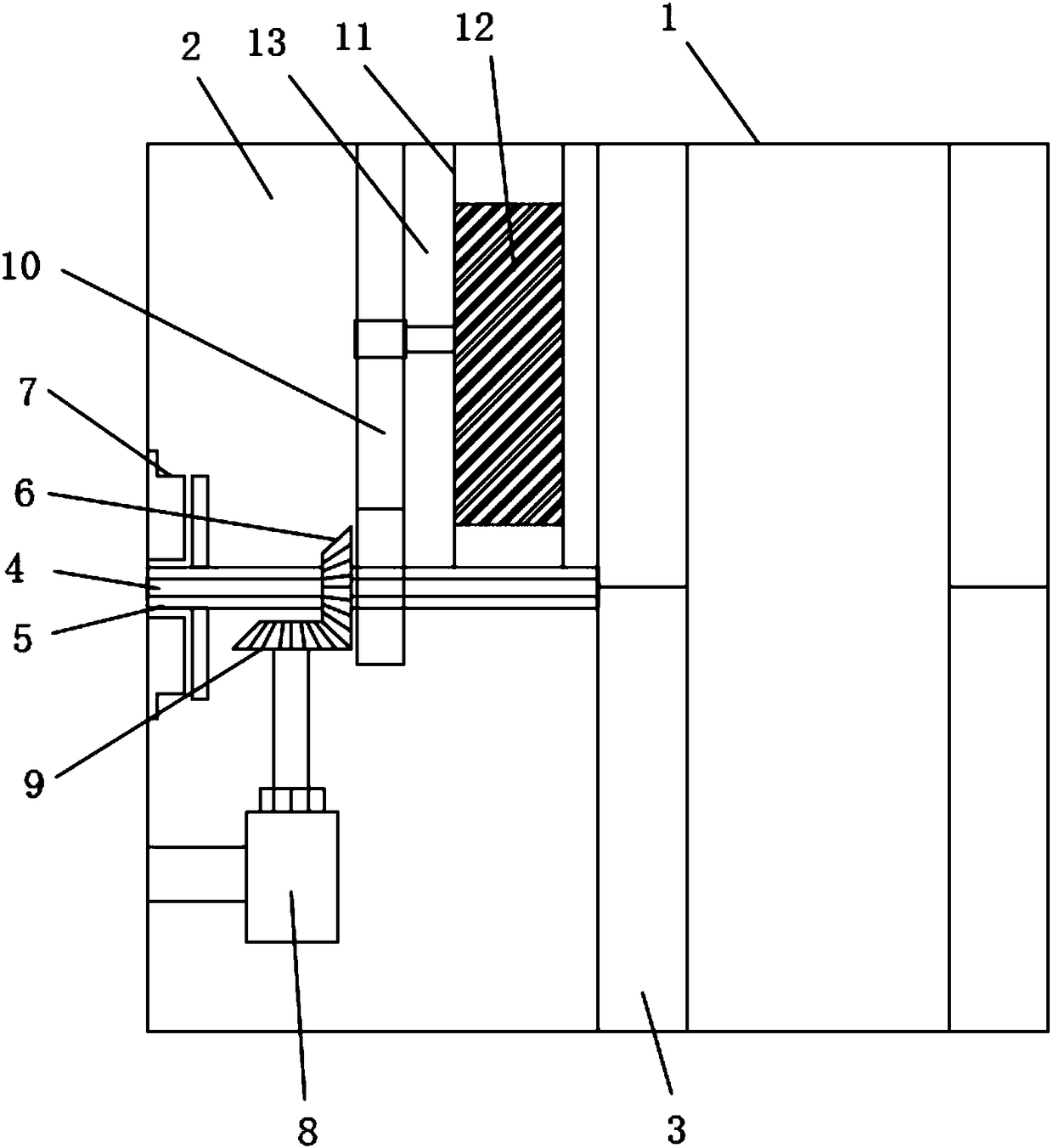 A fire elevator with escape device