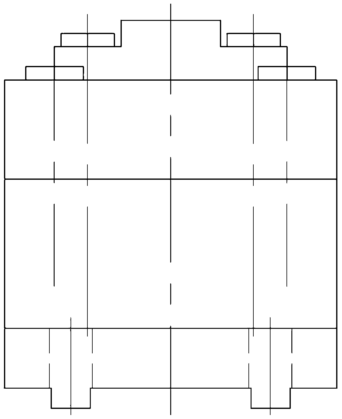 Device and method for testing shear strength of layered composite plate material