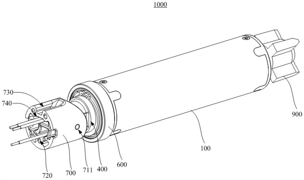 Motor assembly and sweeping robot