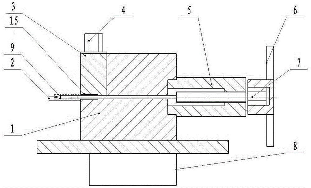 A nuclear fuel element core removal device