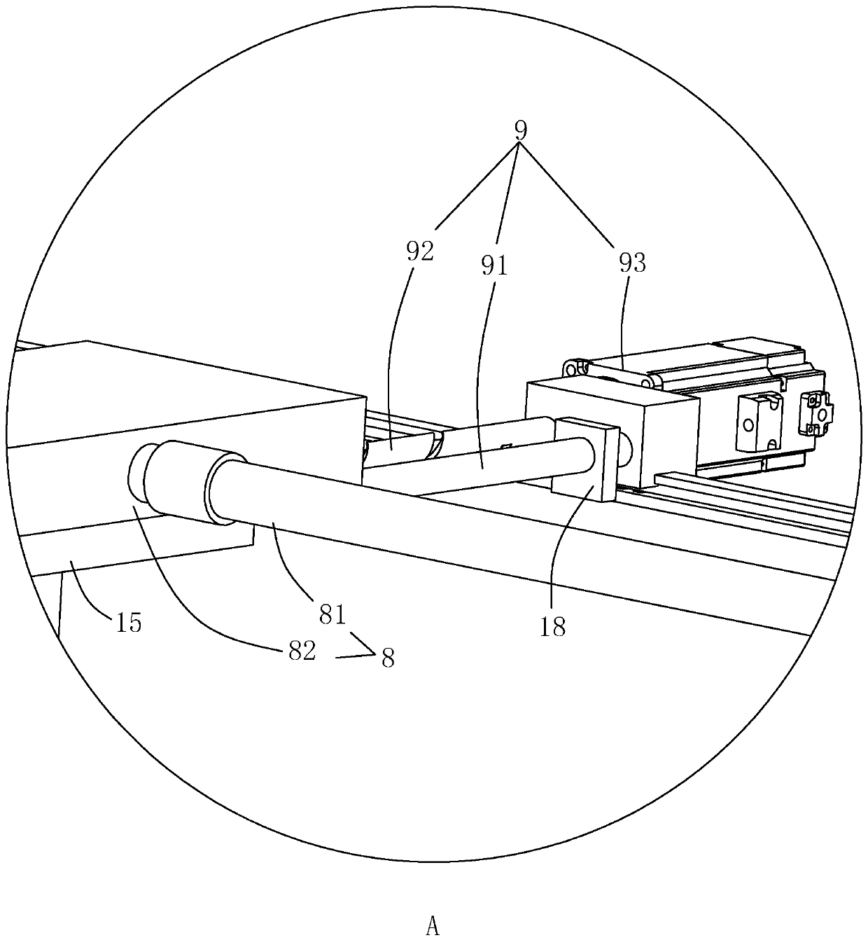 Municipal road sewer construction device and method thereof