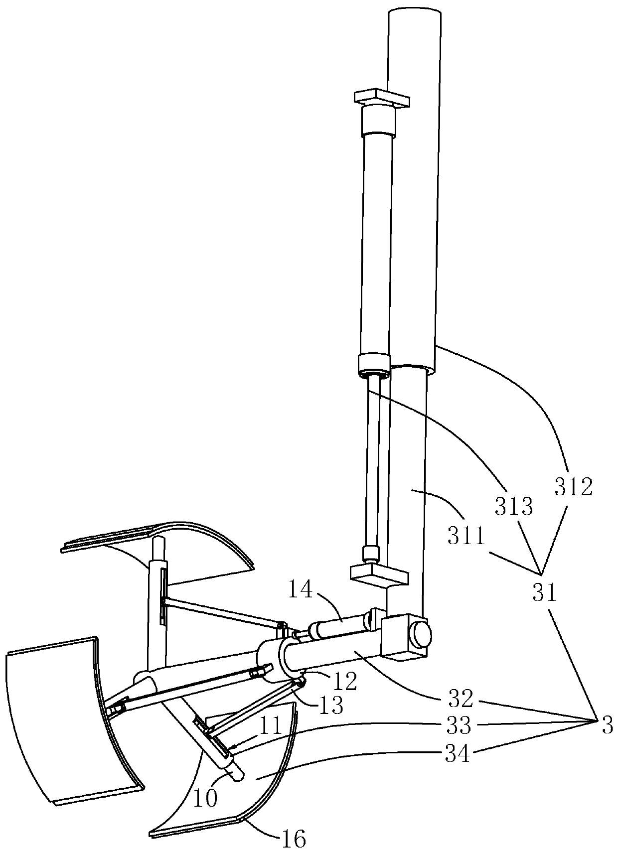 Municipal road sewer construction device and method thereof