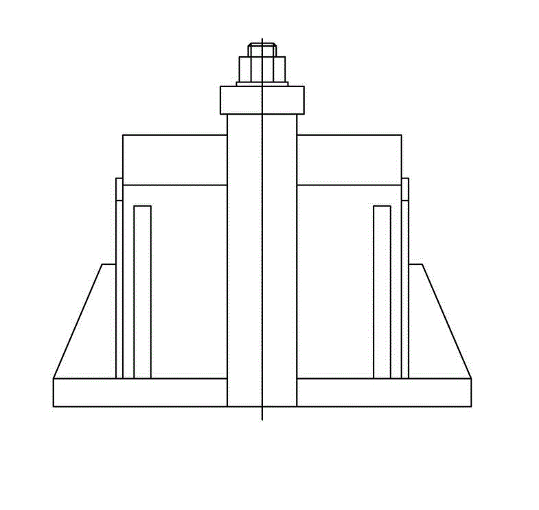 Drilling equipment for drilling lower bracket for reaction rod in dumper bodies