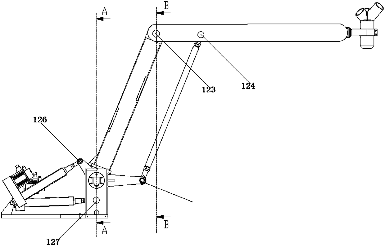 Electrically-controlled tail-end-steerable mechanical arm