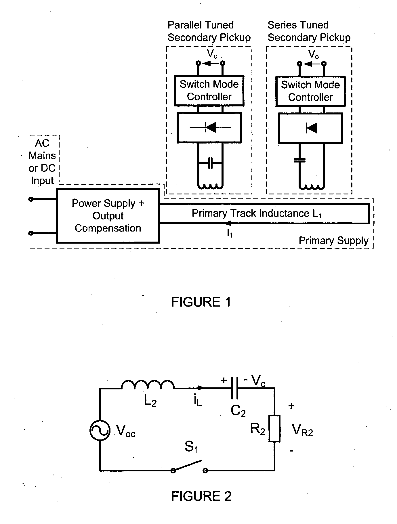 Inductively controlled series resonant ac power transfer