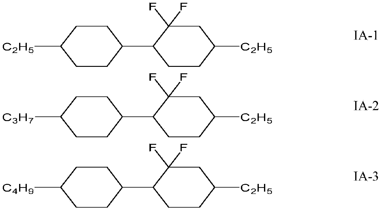 Negative dielectric anisotropic liquid crystal composition containing dichlorobicyclohexyl compounds and application thereof