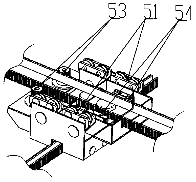 Lifting system with three-direction motion compensation function