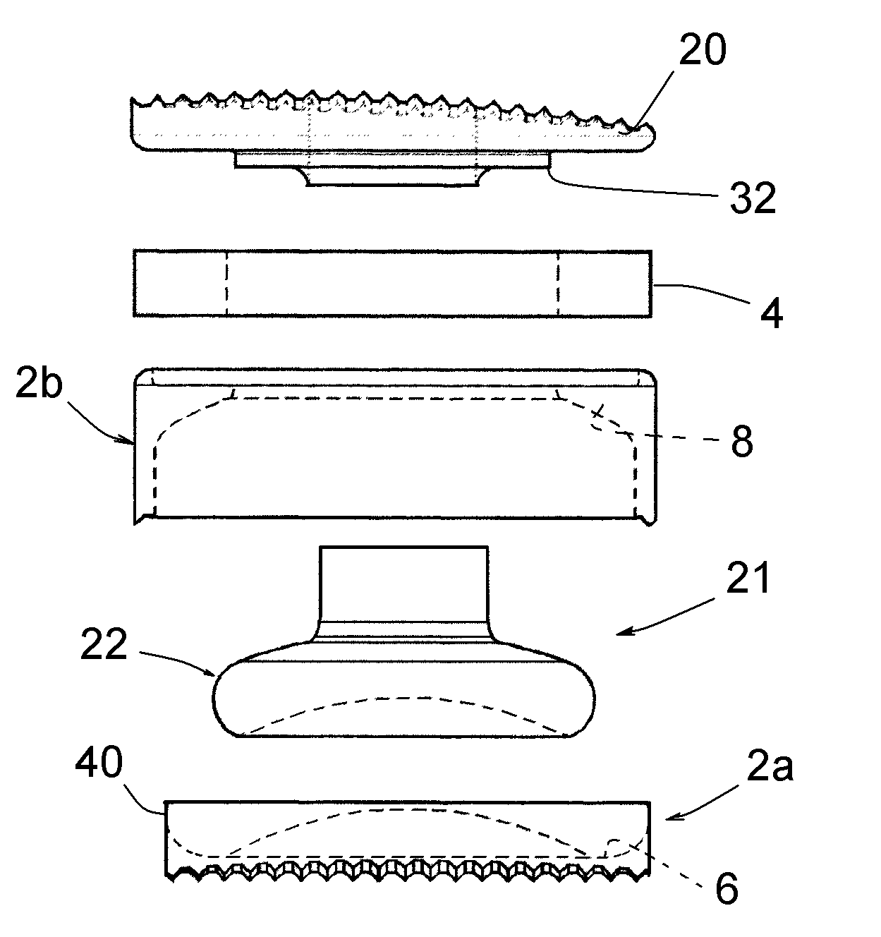 Vertebral disc prosthesis, notably for cervical vertebrae