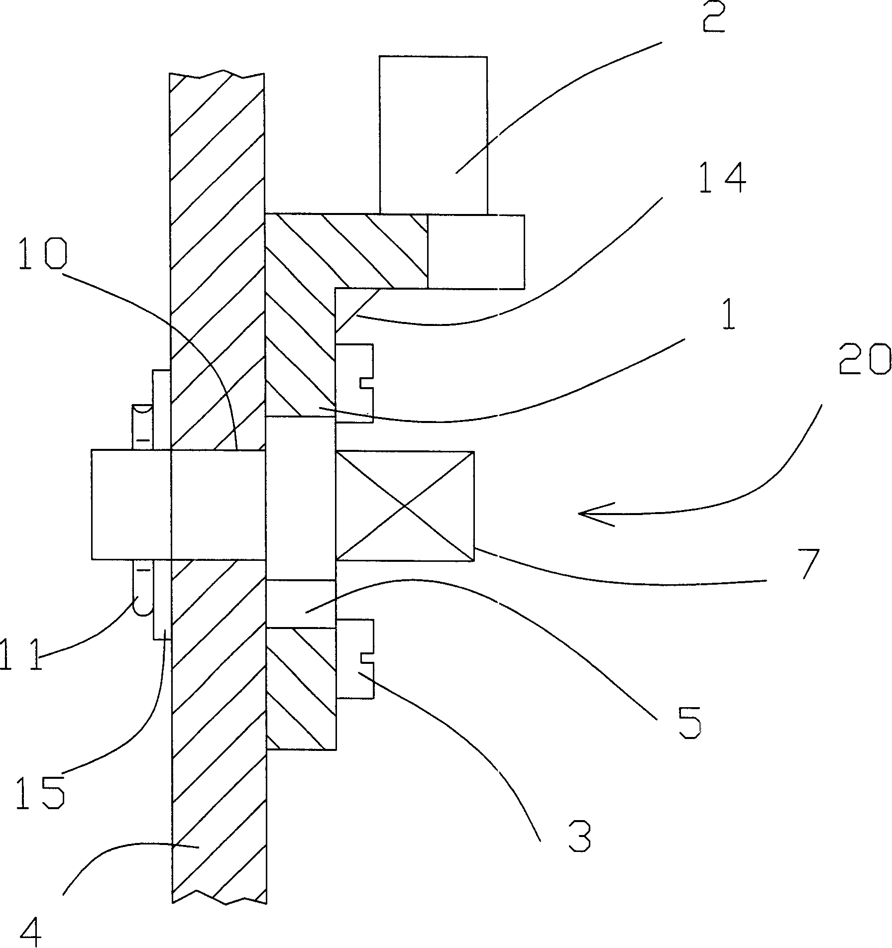 Height adjustable lower hinge used for refrigerator