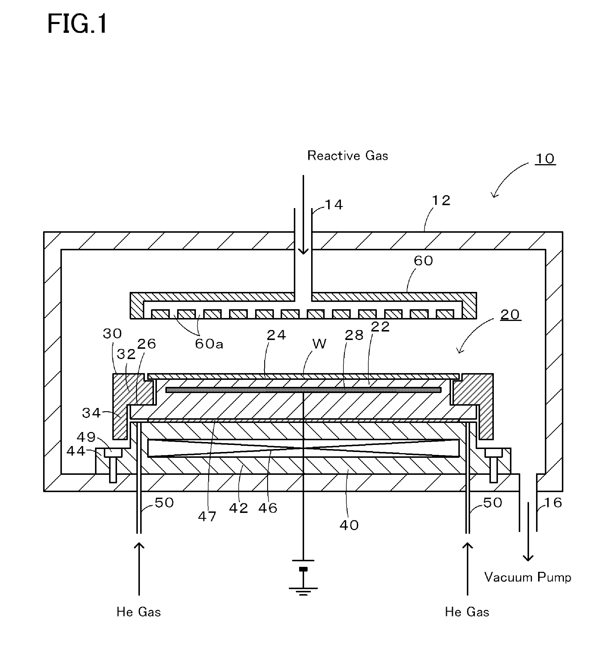 Wafer support device and component used for the same