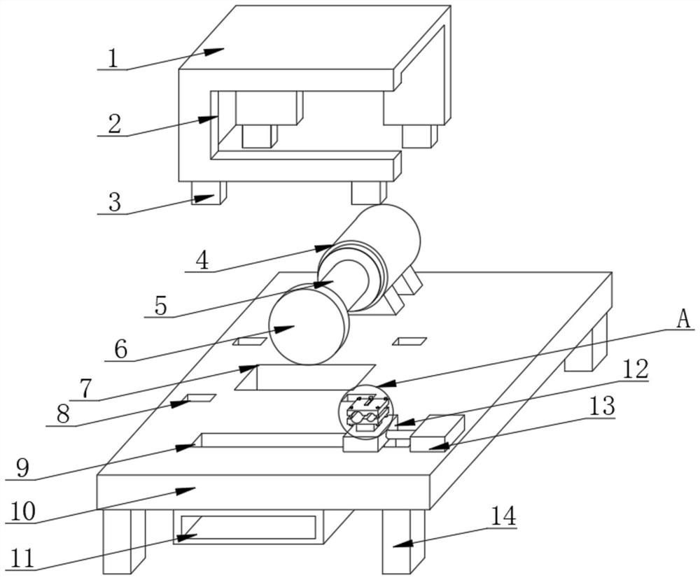 Cutting device for enhanced polyethylene winding pipe