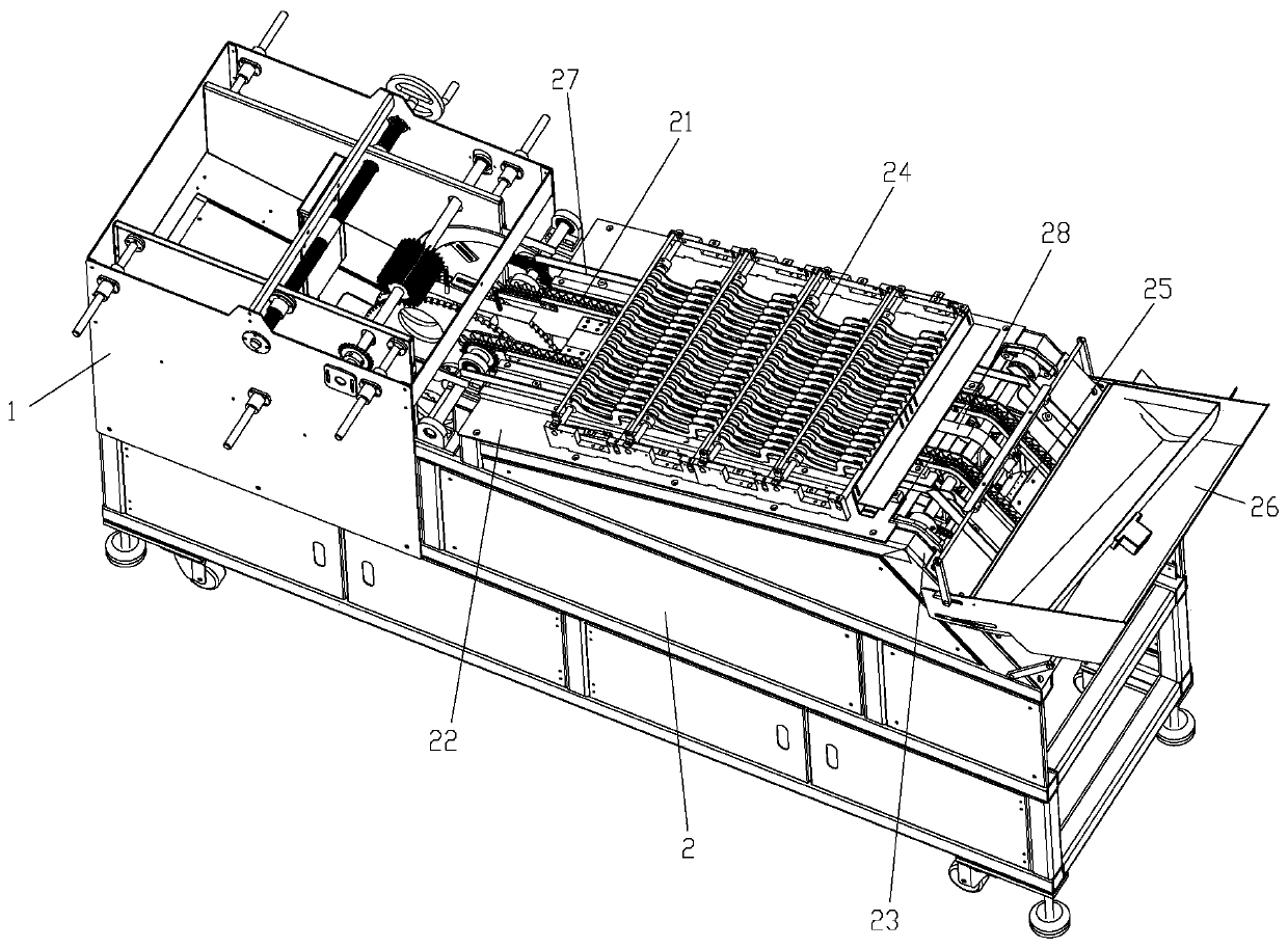 Bamboo stick rough sorting device