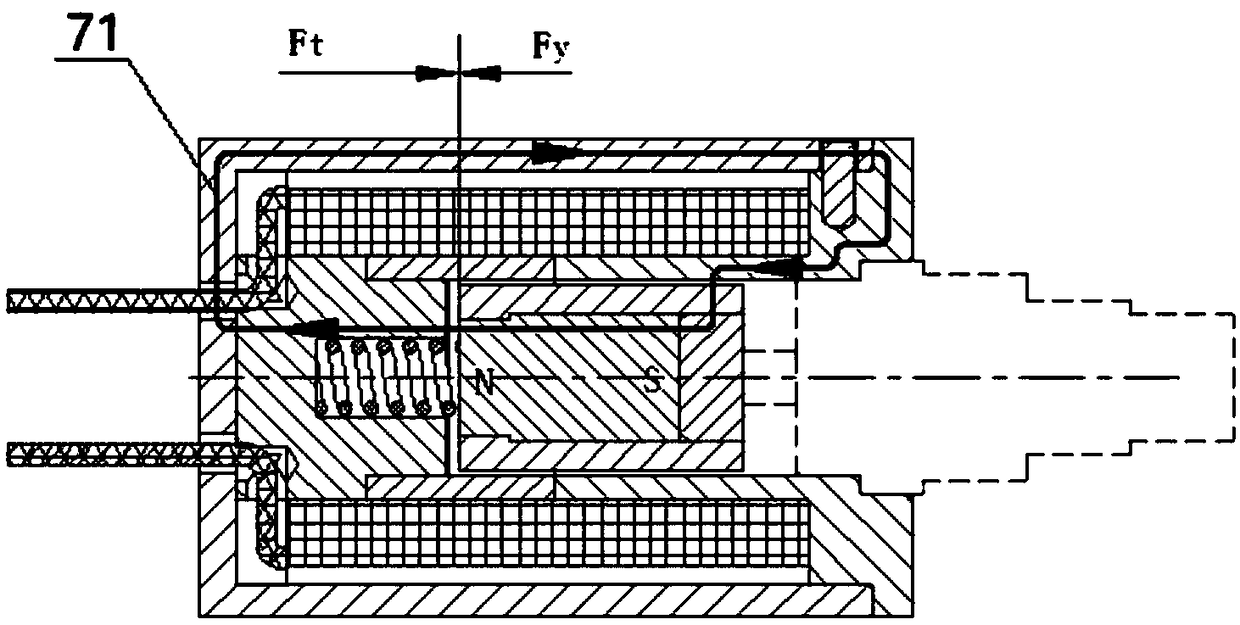 Miniature self-locking electromagnet